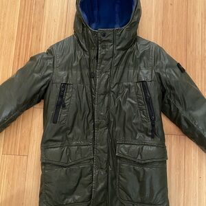 Stone Island Olive Green Kids Military Jacket
